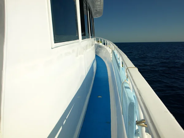 Passeggiata sullo yacht — Foto Stock
