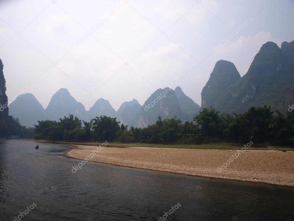 Karst scenery in Guangxi province, China