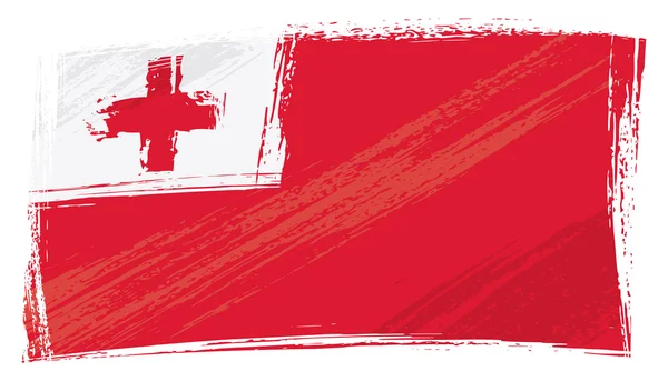 Bandeira de Tonga Grunge —  Vetores de Stock