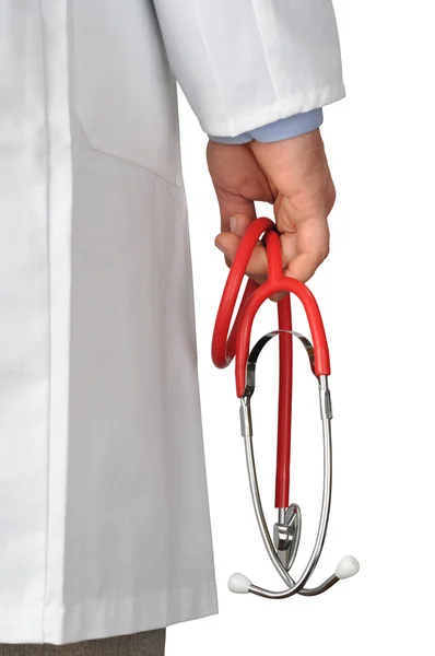 Stethoscope in Hand — Stock Photo, Image