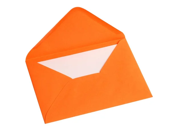 Oranžový dopis — Stock fotografie