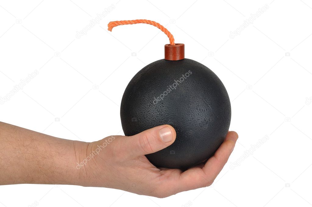 Hand with Bomb