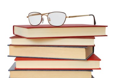 Books and Glasses clipart