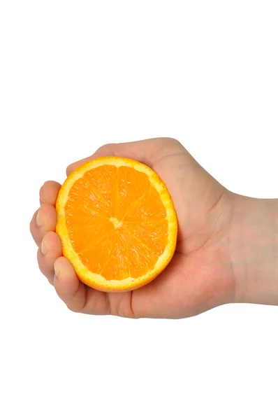 Hand with Orange — Stock Photo, Image