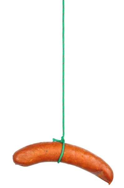 Sausage on a string — Stock Photo, Image