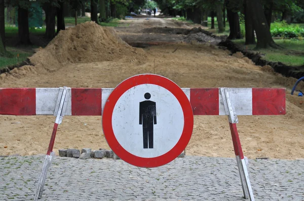 No Pedestrians Sign — Stock Photo, Image