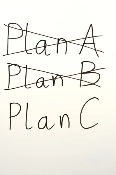 Plan C — Stock Photo, Image