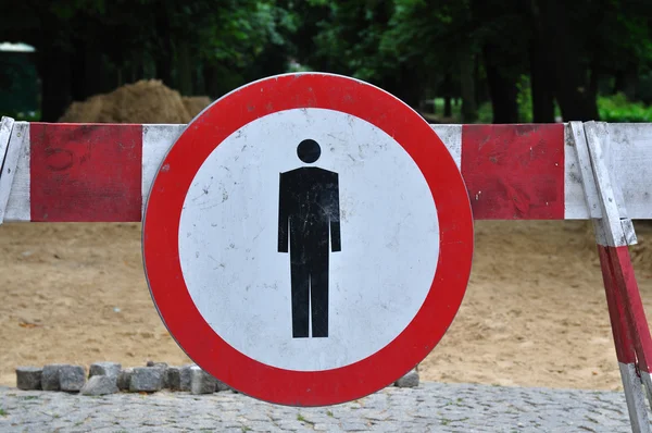 No Pedestrians Sign — Stock Photo, Image