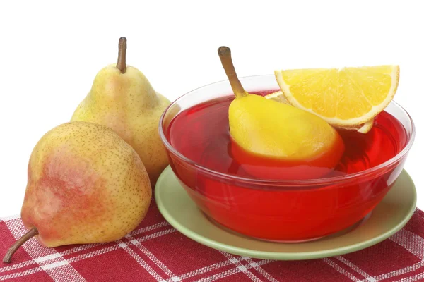Geleia de frutas e peras — Fotografia de Stock