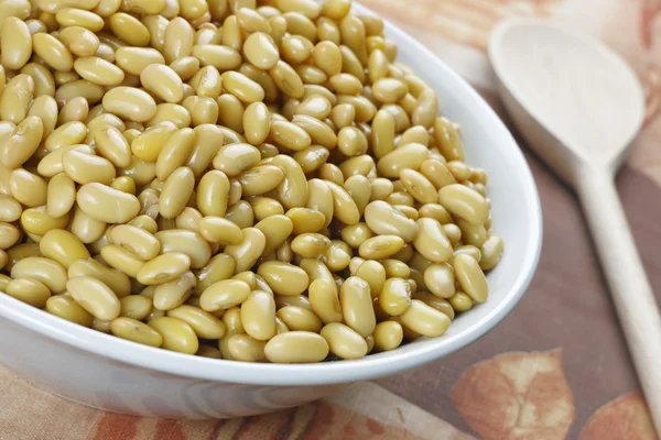 Cooked soybeans — Stock Photo, Image