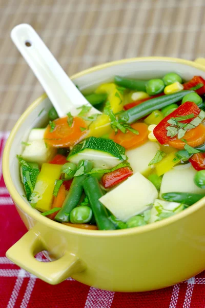 Dieta sopa de verduras — Foto de Stock