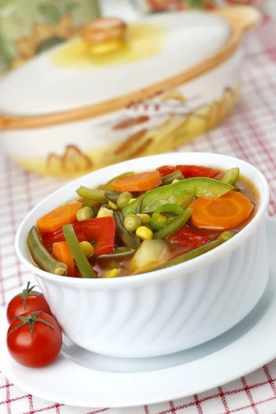 Zuppa di verdure a dieta — Foto Stock