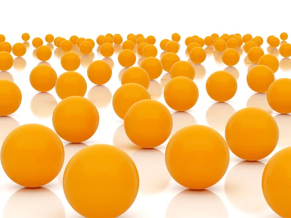 Esferas naranjas — Foto de Stock