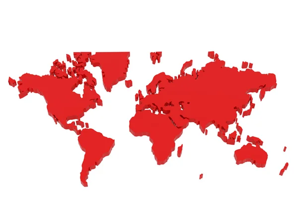 Красная карта — стоковое фото