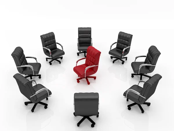 Office armchair set two — Stock Photo, Image