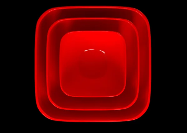 赤いプレート — ストック写真