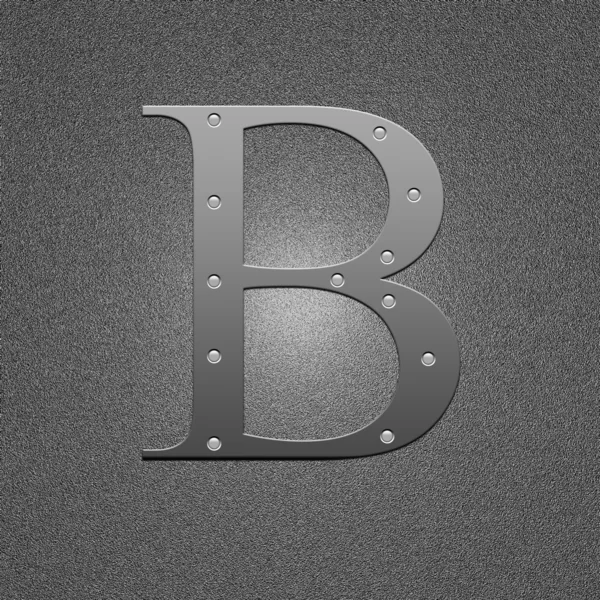 Буква B — стоковое фото