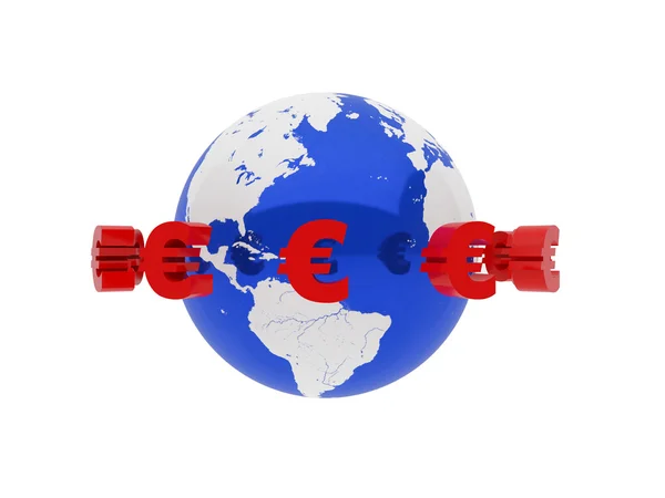 Sinal Euro — Fotografia de Stock