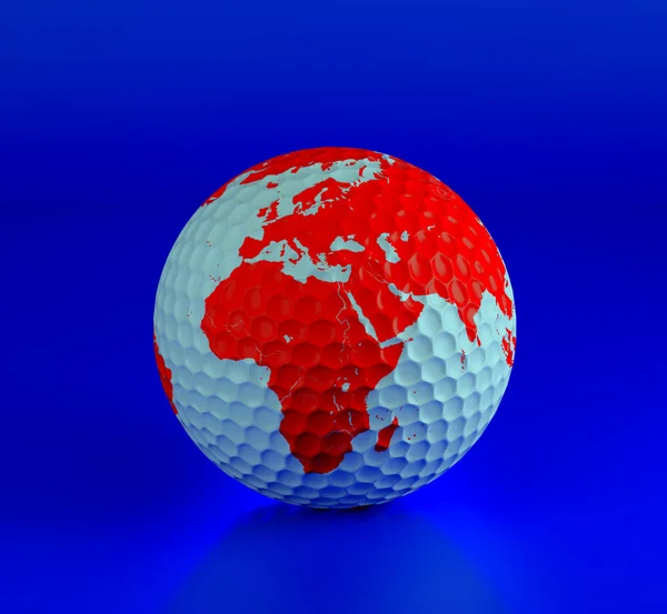 Golfbal — Stockfoto