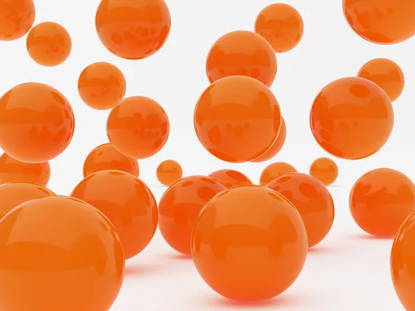 Narancssárga golyó — Stock Fotó