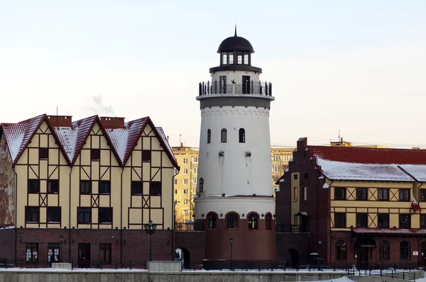 Ancient buildings in Kaliningrad — Stock Photo, Image