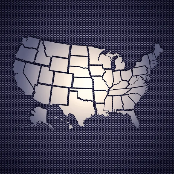 USA map — Stock Photo, Image