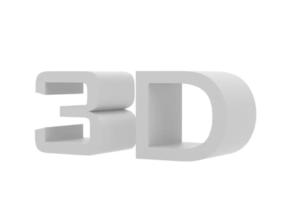 Símbolo 3d —  Fotos de Stock