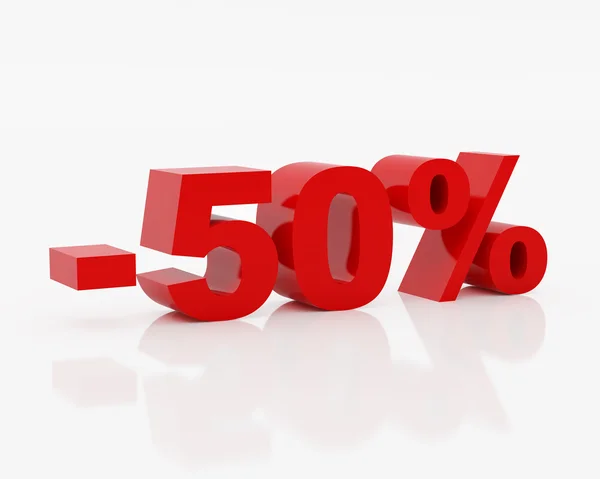Percentage — Stockfoto