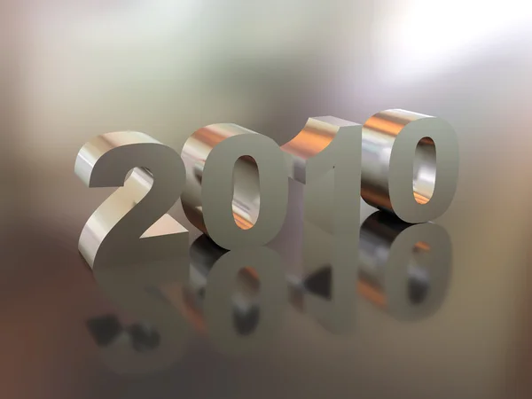 Nový rok 2010 jedenáct — Stock fotografie
