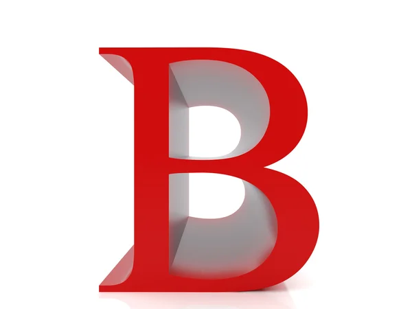 Alfabet b — Stockfoto