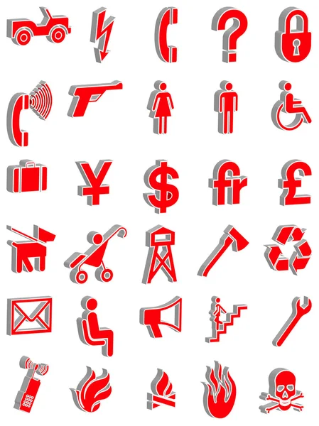 Logo rouge — Image vectorielle