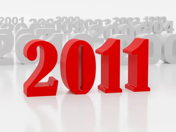 Nuovo anno 2011 — Foto Stock