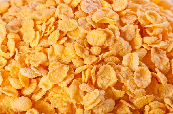 Goldene Cornflakes — Stockfoto