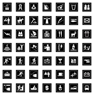 Various signs clipart