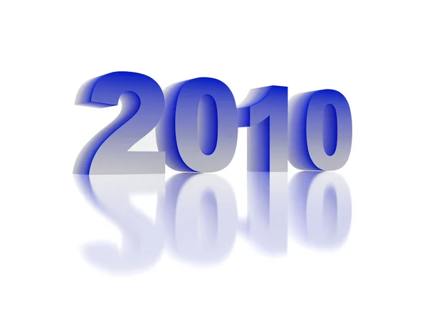 Nuevo año 2010 ocho — Foto de Stock