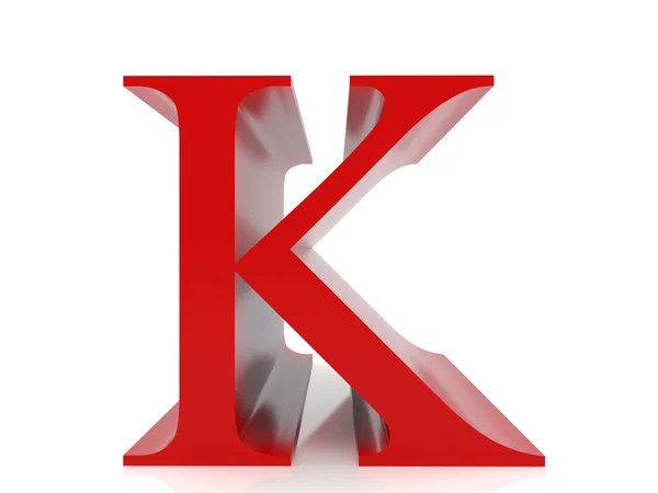 Буква K — стоковое фото