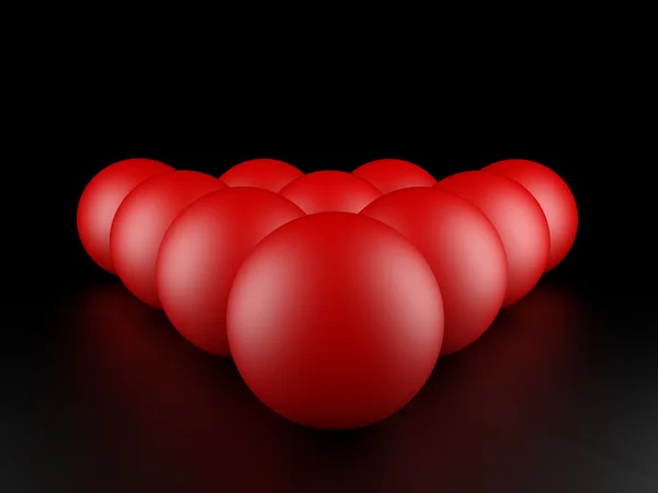 Red balls — Stock Photo, Image