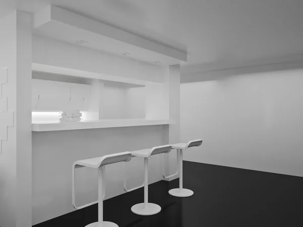 近代的な部屋のインテリア 高解像度画像 レンダリングされた図 — ストック写真