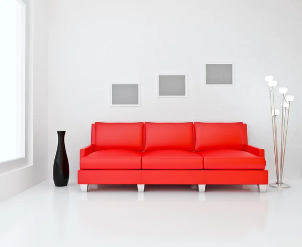 Render Home Interior Imagen Alta Resolución Apartamentos Estilo Moderno — Foto de Stock