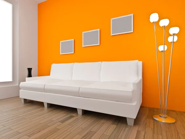 Render Casa Interior Imagem Alta Resolução Apartamentos Estilo Moderno — Fotografia de Stock