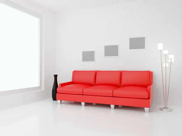 レンダリング インテリア 高解像度画像 モダンなスタイルのアパートメント — ストック写真