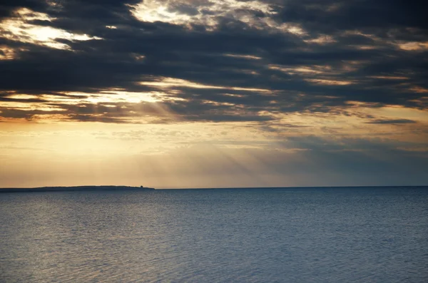 stock image Sea and sunset