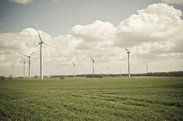 風力タービン農場 — ストック写真