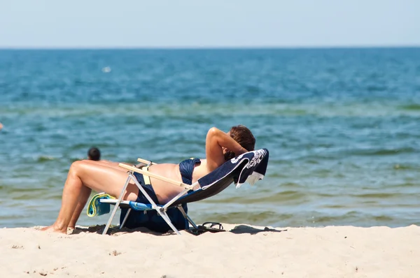 stock image Lonely on seashore