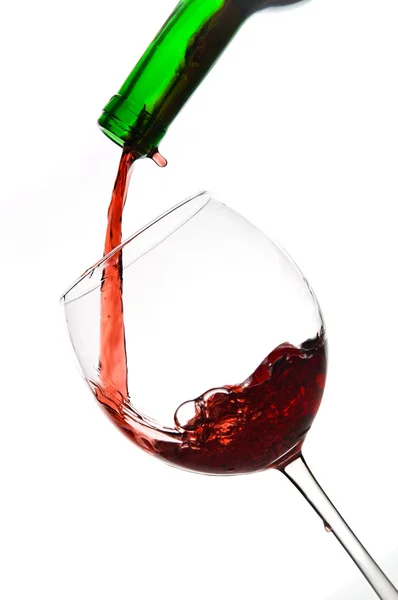 Copa llena de vino tinto —  Fotos de Stock