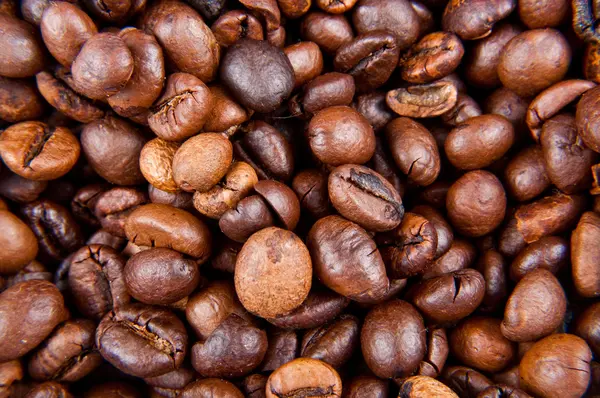 커피 원두를 닫는다 — 스톡 사진