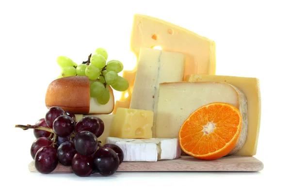チーズ 5 種盛合せ — ストック写真