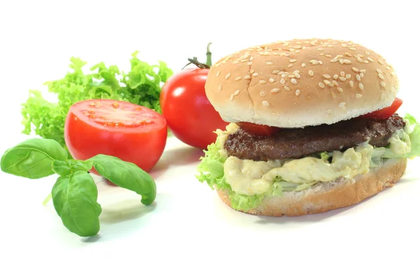 新鮮な野菜のハンバーガー — ストック写真