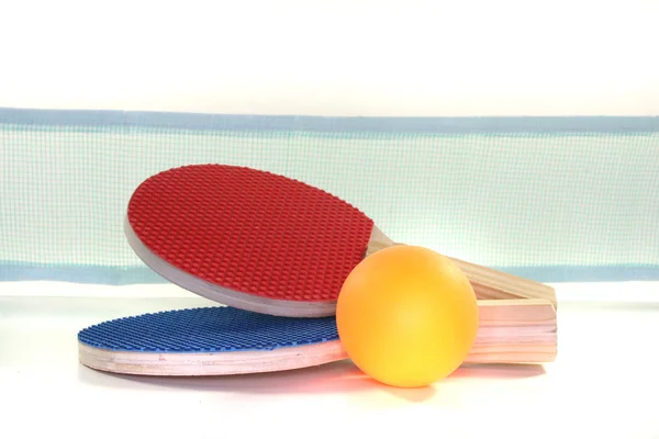 乒乓球球拍 — 图库照片