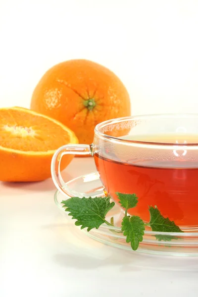 Pomerančový čaj — Stock fotografie